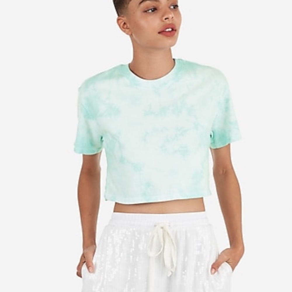 Hanes X Karla Crop Tie Dye Tee